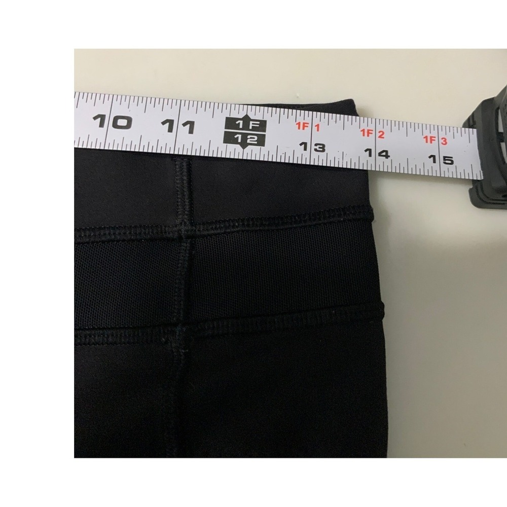 Lululemon Womens Invigorate Leggings sz 6 25" Mesh Black Activewear Athleisure - Picture 7 of 10